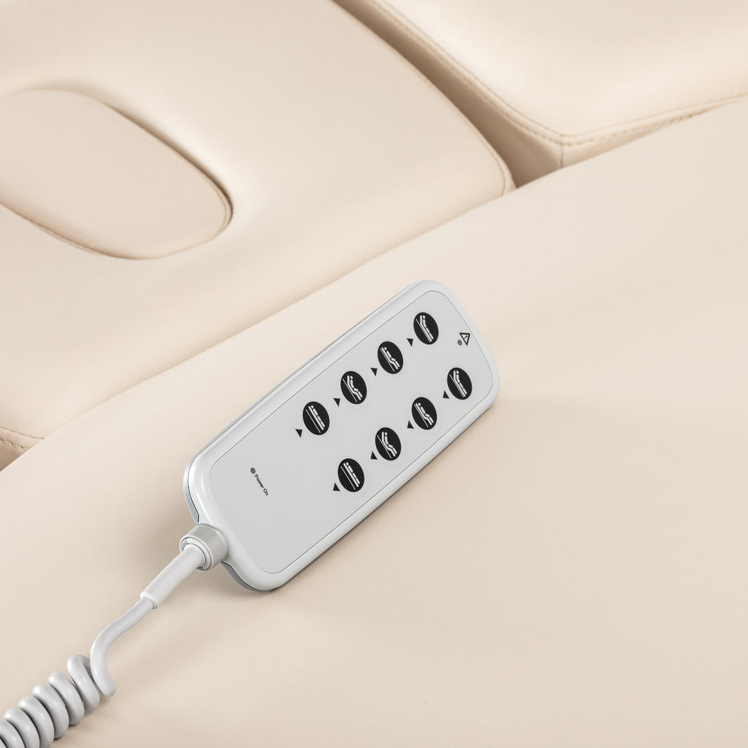 Massagetafel Elektrisch Sillon Relax Crème-Zwart - afbeelding 17
