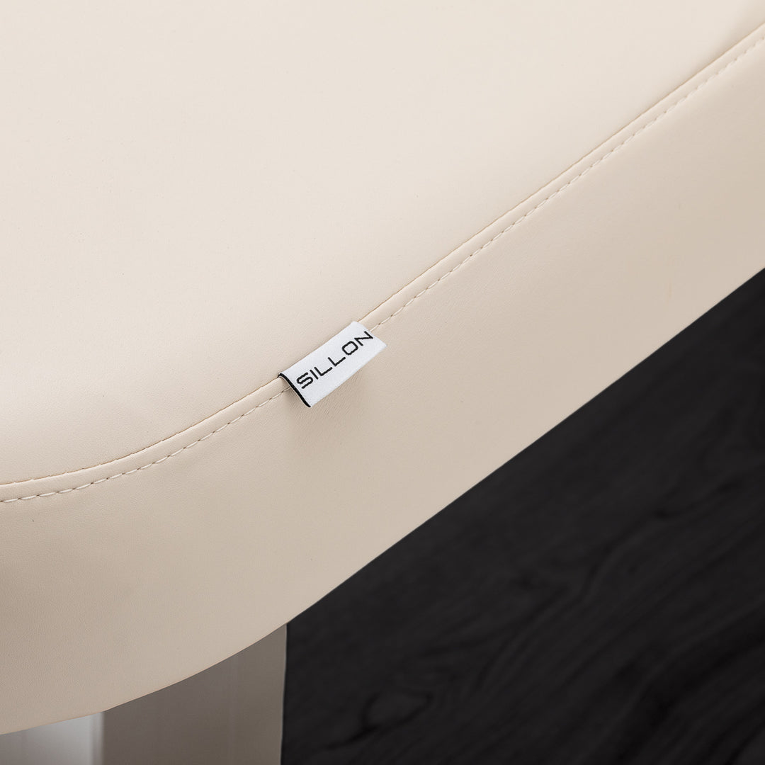 Massagetafel Elektrisch Sillon Comfort Crème-Zwart - afbeelding 14