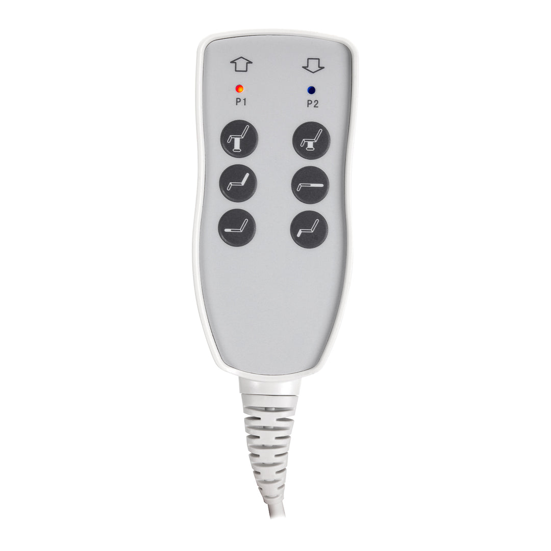 Behandelstoel Elektrisch Azzurro 803D 3 Motoren Wit - afbeelding 21