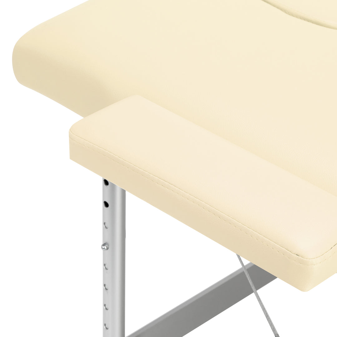 Massagetafel Inklapbaar Aluminium Balance 2 Zones Crème - afbeelding 6
