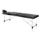 Massagetafel Inklapbaar Aluminium Balance 2 Zones Zwart
