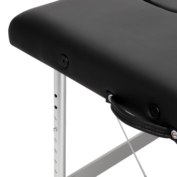 Massagetafel Inklapbaar Aluminium Balance 2 Zones Zwart - afbeelding 7
