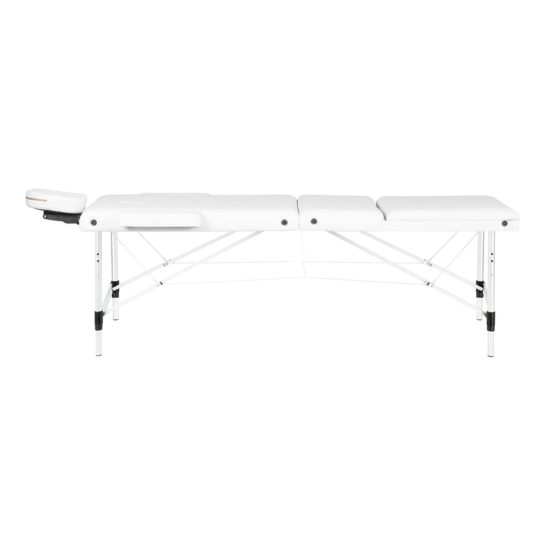 Massagetafel Inklapbaar Aluminium Balance 3 Zones Wit - afbeelding 2
