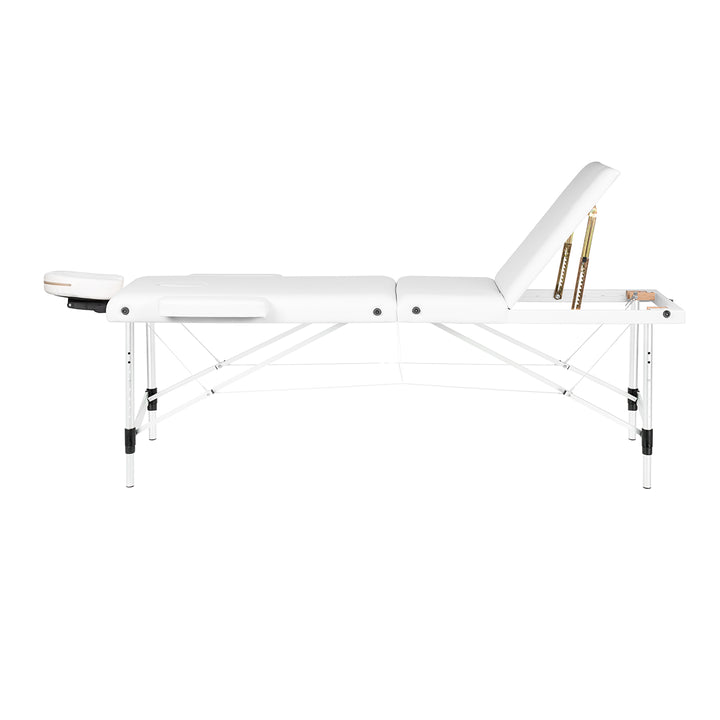 Massagetafel Inklapbaar Aluminium Balance 3 Zones Wit - afbeelding 3