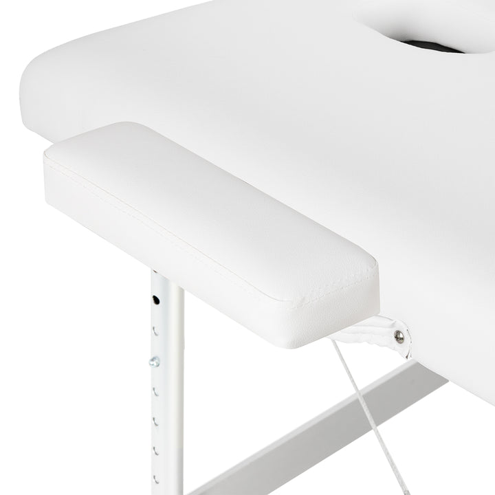 Massagetafel Inklapbaar Aluminium Balance 3 Zones Wit - afbeelding 7