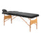 Massagetafel Inklapbaar Hout Balance Lux 2 Zones Zwart