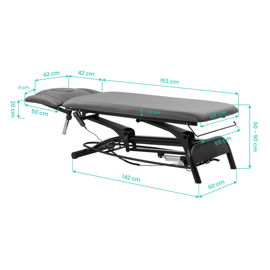 Massagetafel Elektrisch Balance Novus 4 Grijs - afbeelding 16