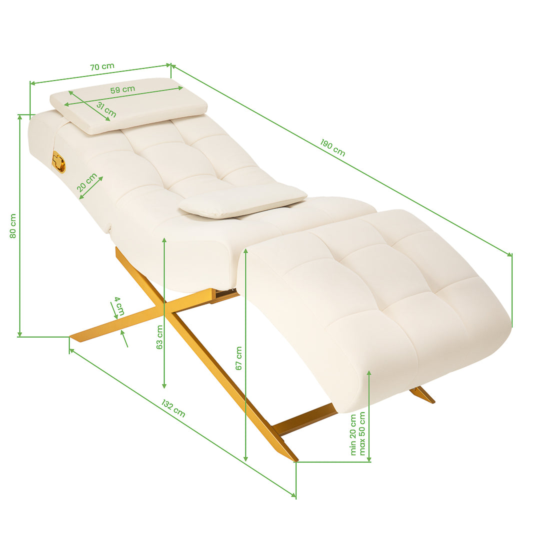 Wimperbed Sillon Umbra Wit-Goud - afbeelding 11
