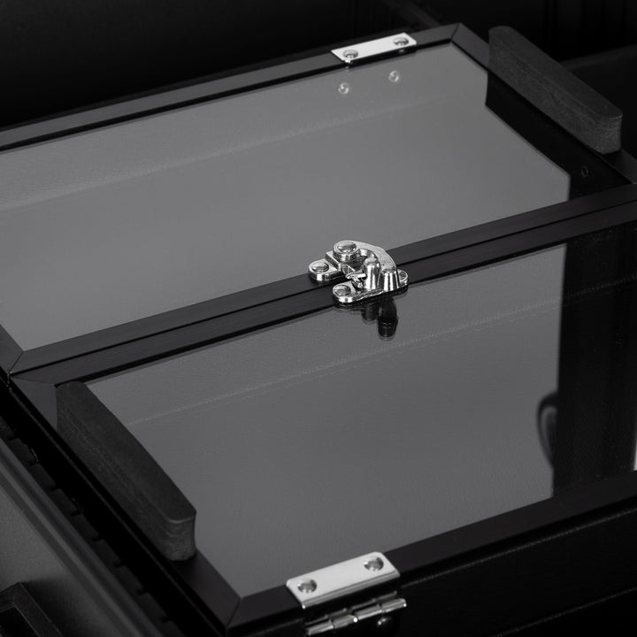 Make-up Koffer Mobiel Station Plus met Verlichte Spiegel en Speakers Zwart - afbeelding 11