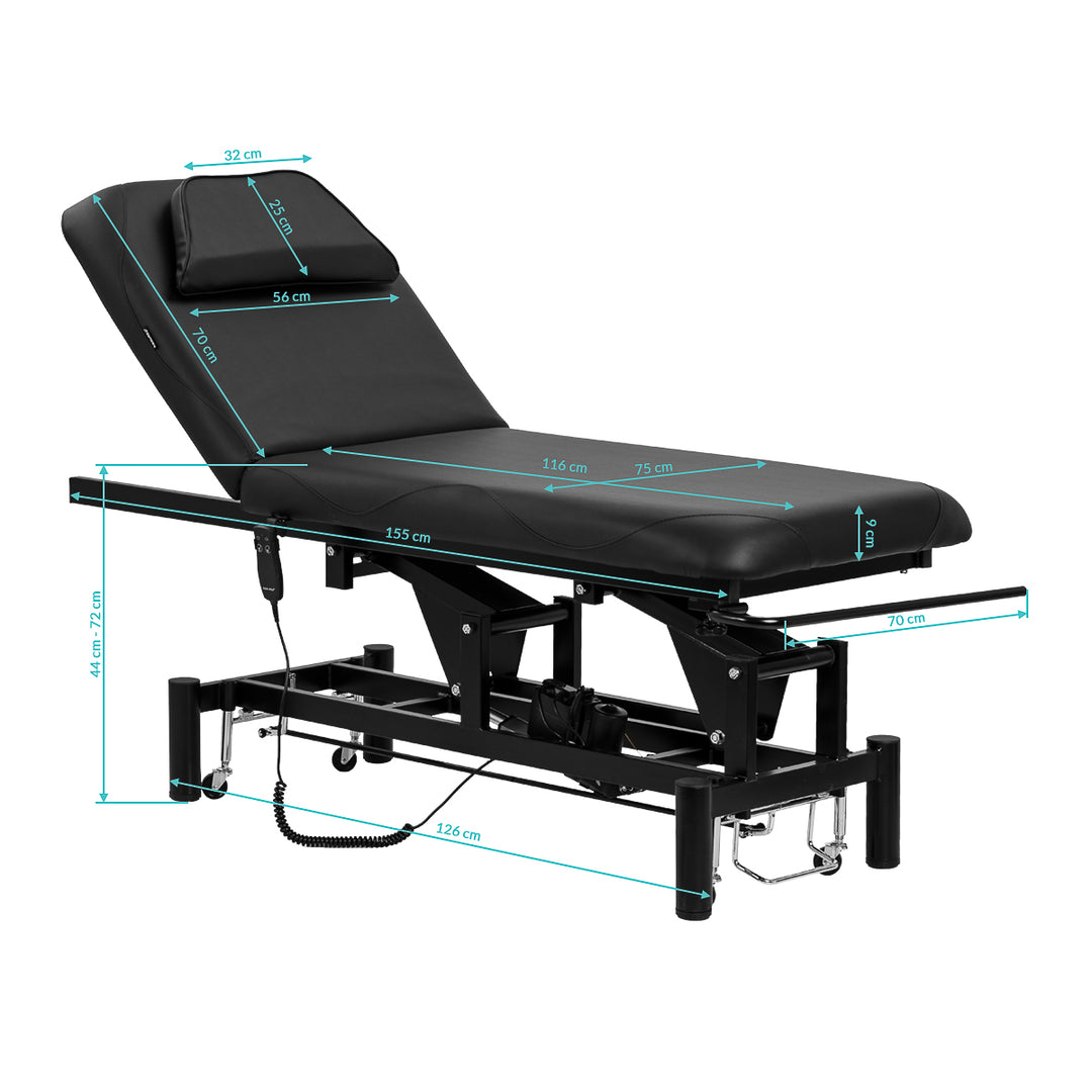 Massagetafel Elektrisch Azzurro 684A 1 Zwart - afbeelding 18