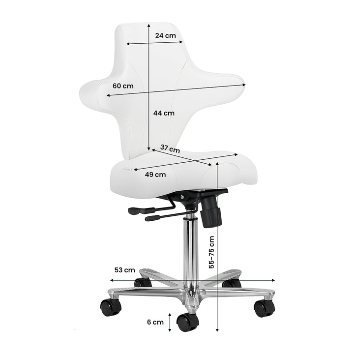 Tabouret Verstelbaar Azzurro Special 152 Sneeuwwit - afbeelding 10