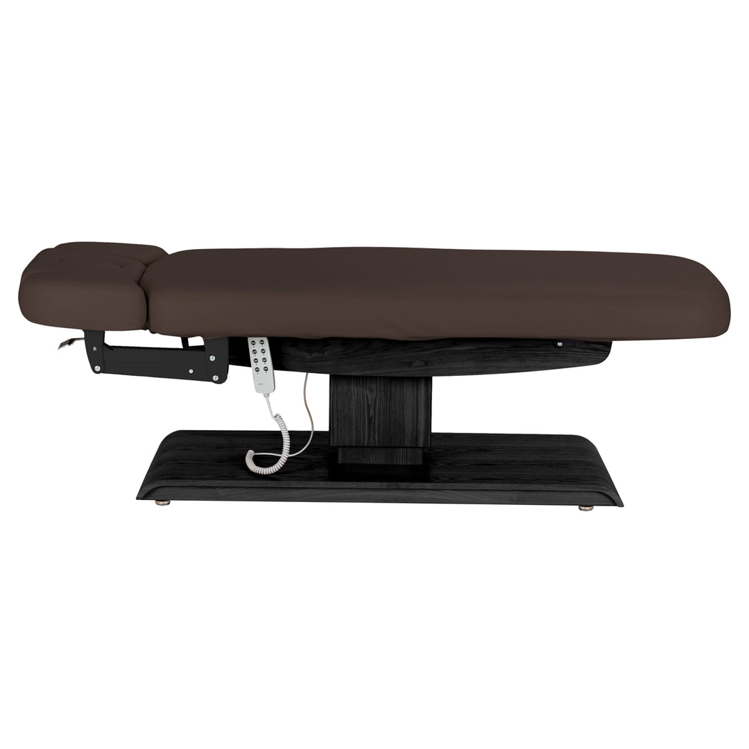 Massagetafel Elektrisch Sillon Relax Donkerbruin-Zwart - afbeelding 5