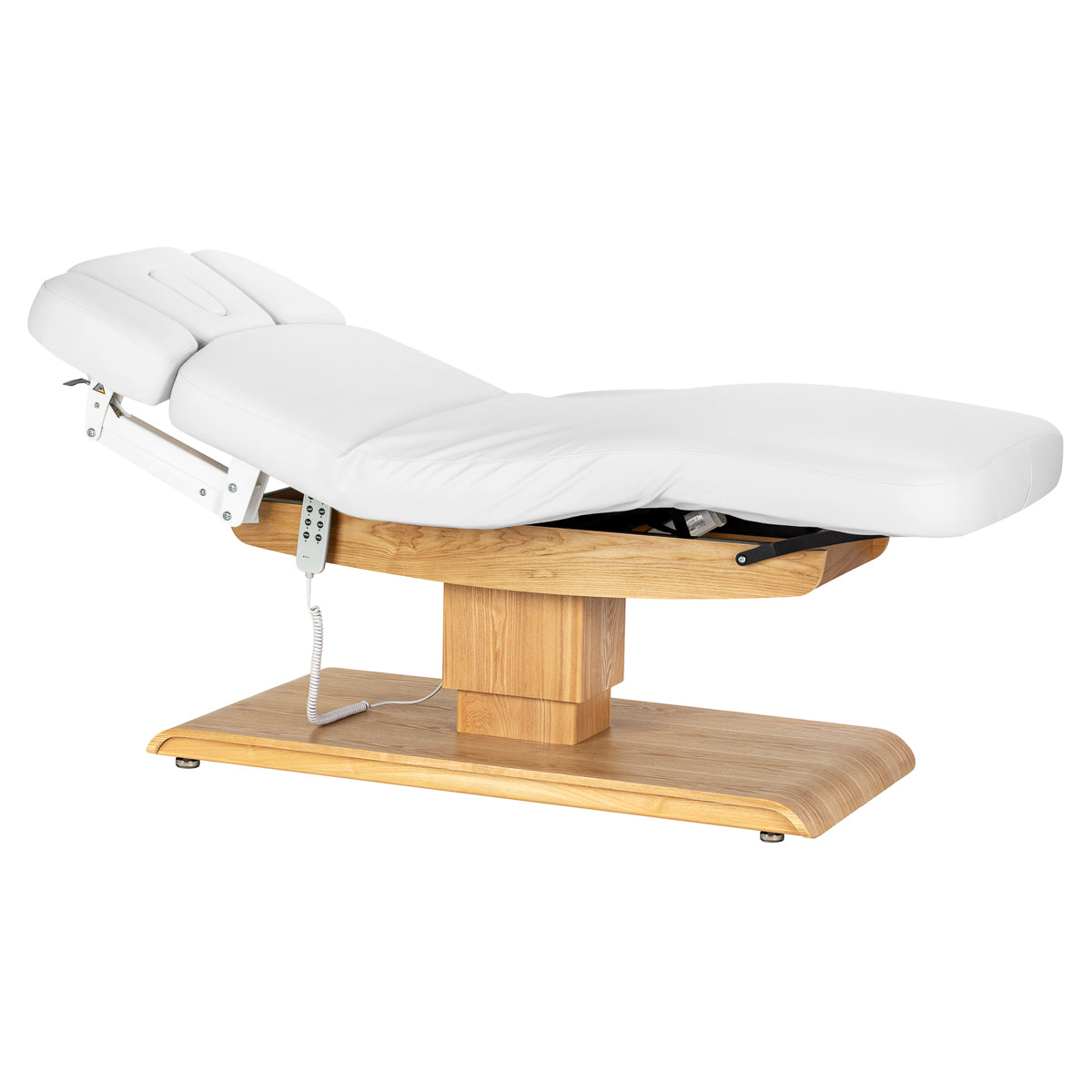 Massagetafel Elektrisch Sillon Relax Wit-Lichtbruin