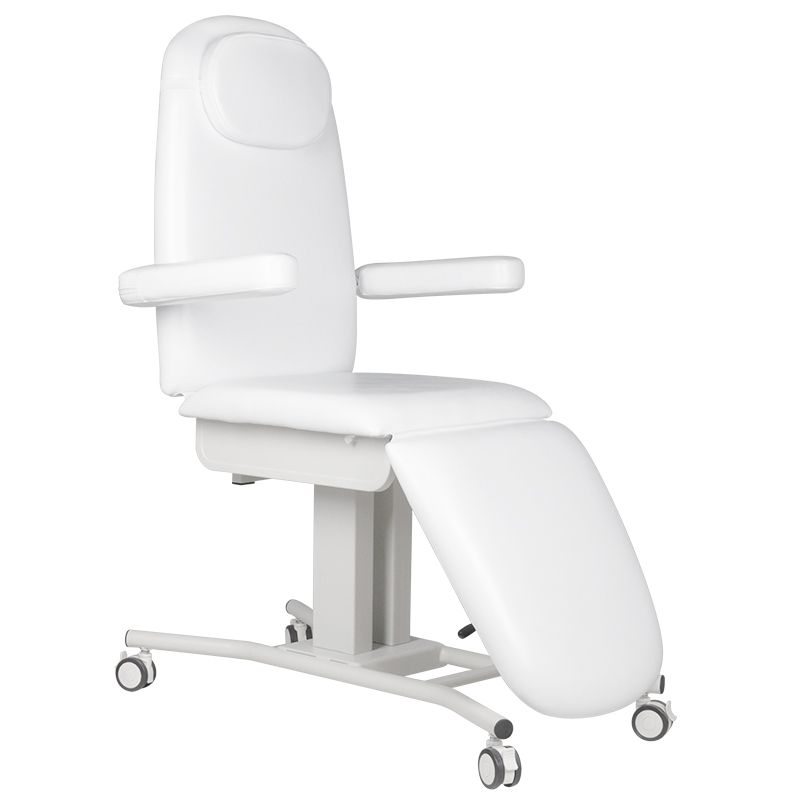 Behandelstoel A-240 Wit met wielen 1