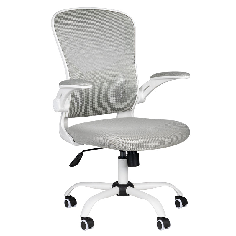 Bureaustoel Comfort 73 Wit-Grijs 1