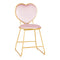 Stoel Fluweel MT-309 Goud Roze