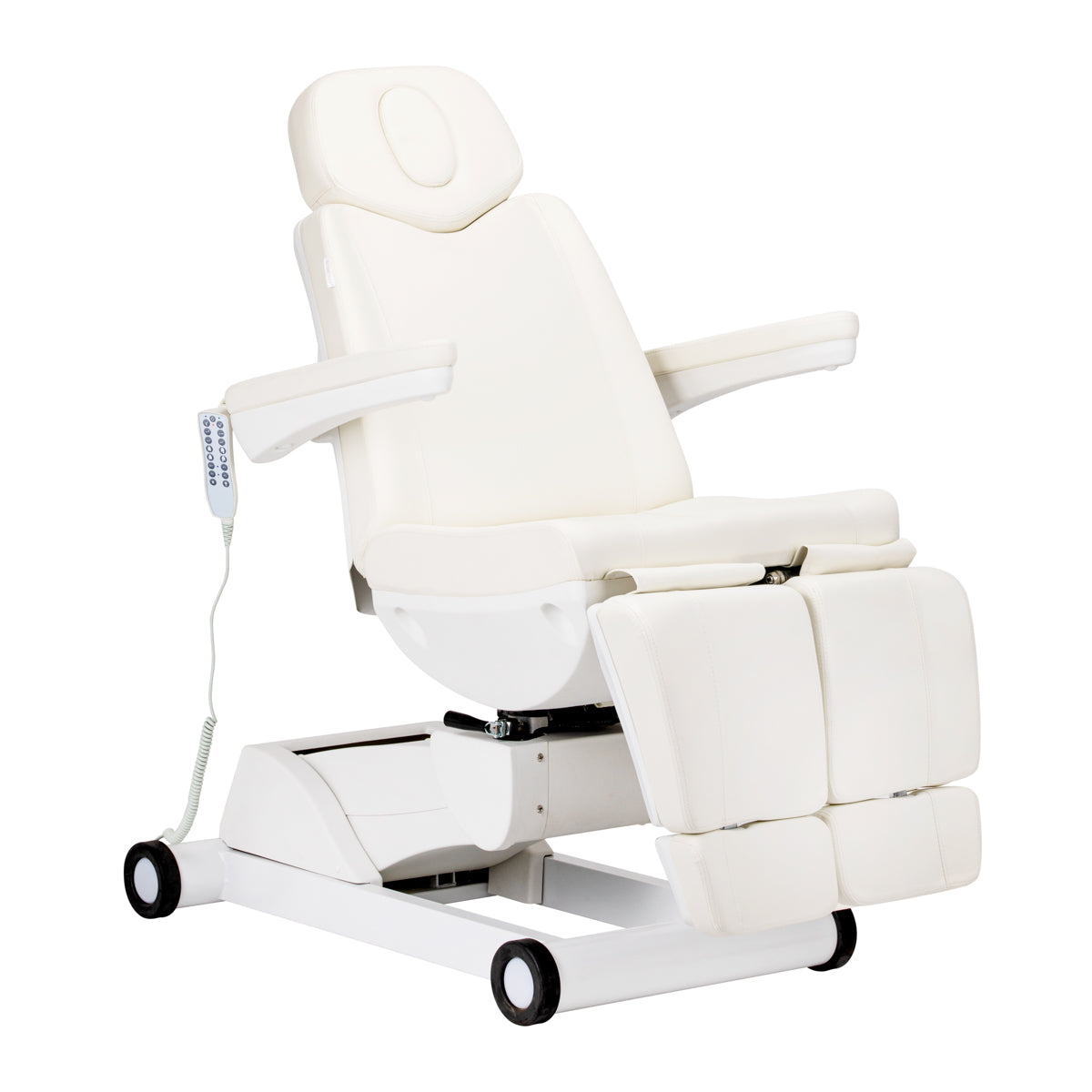 Behandelstoel Elektrisch Azzurro Draaibaar 873 Pedi Wit 1
