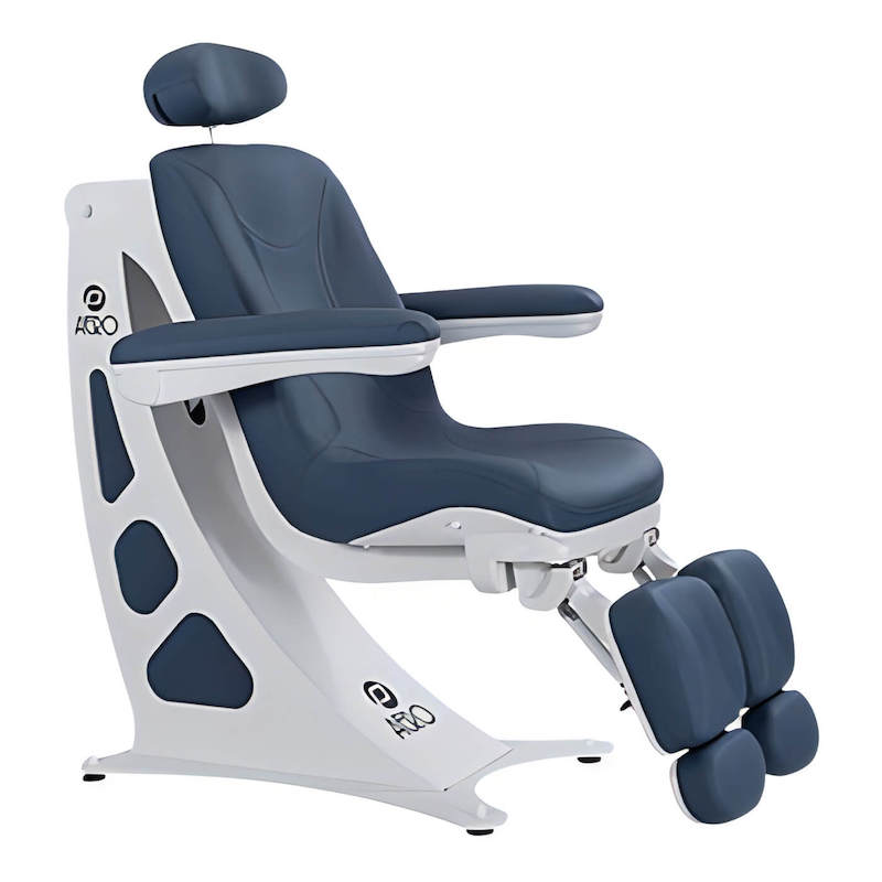 Behandelstoel Elektrisch P Clinic Aero Blauw 1