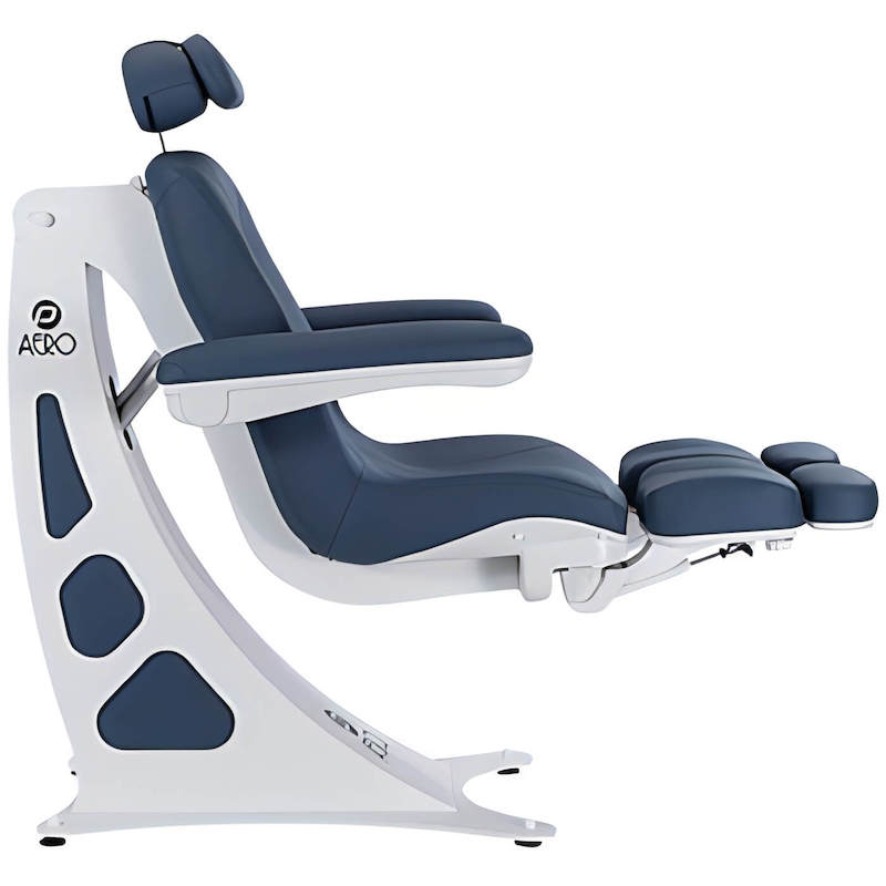 Behandelstoel Elektrisch P Clinic Aero Blauw 4