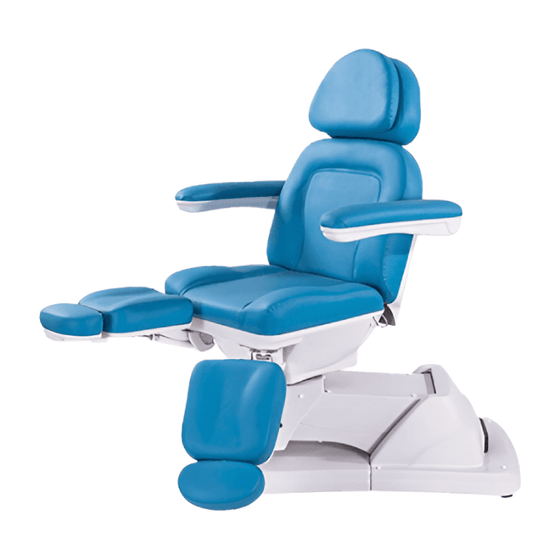 Behandelstoel Elektrisch Monte Rosa Royale Azuro Blauw
