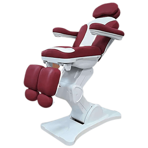 Behandelstoel Elektrisch P Clinic Moon Rood Wit 1