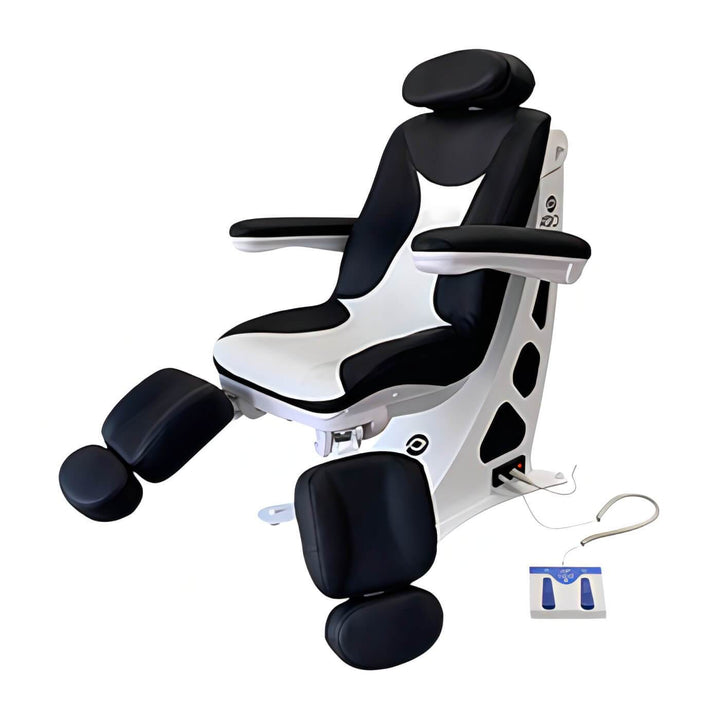 Behandelstoel Elektrisch P Clinic Aero Zwart Wit 2