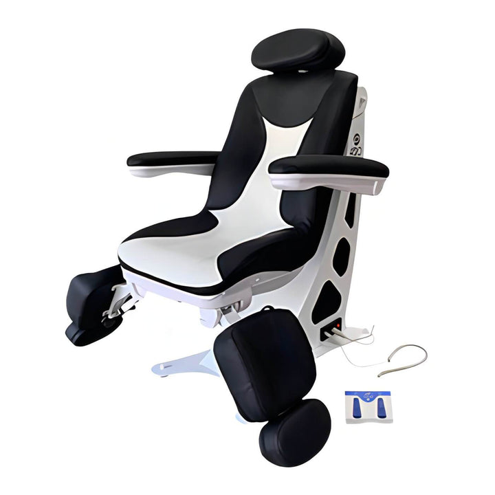 Behandelstoel Elektrisch P Clinic Aero Zwart Wit