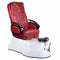 Behandelstoel Massage Pedi Spa BR-3820D Bordeauxrood