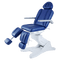 Behandelstoel Elektrisch Draaibaar LusQmed Pedi 901 3 Blauw